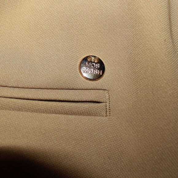 NWT Mos Mosh pull on wide leg  Pants in sand colour women's  size 42/10-12 - Picture 8 of 9